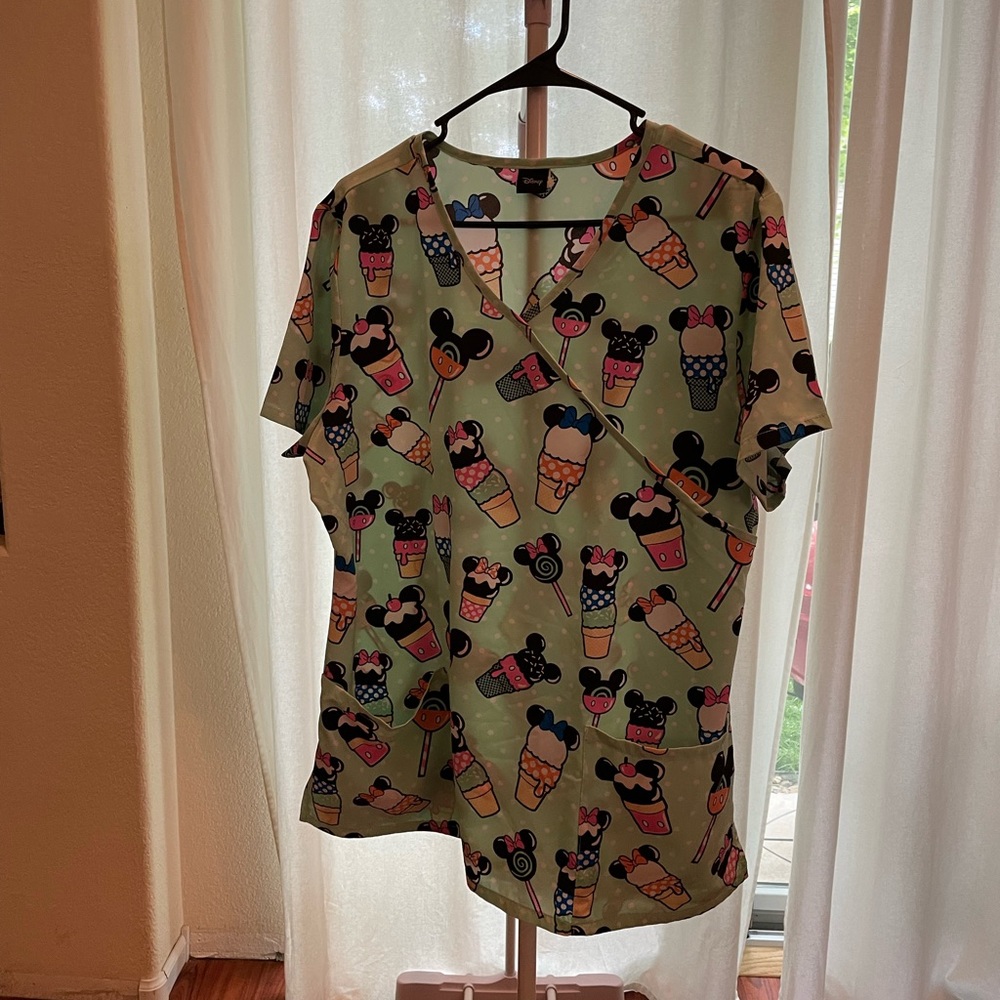 Disney Scrub Top